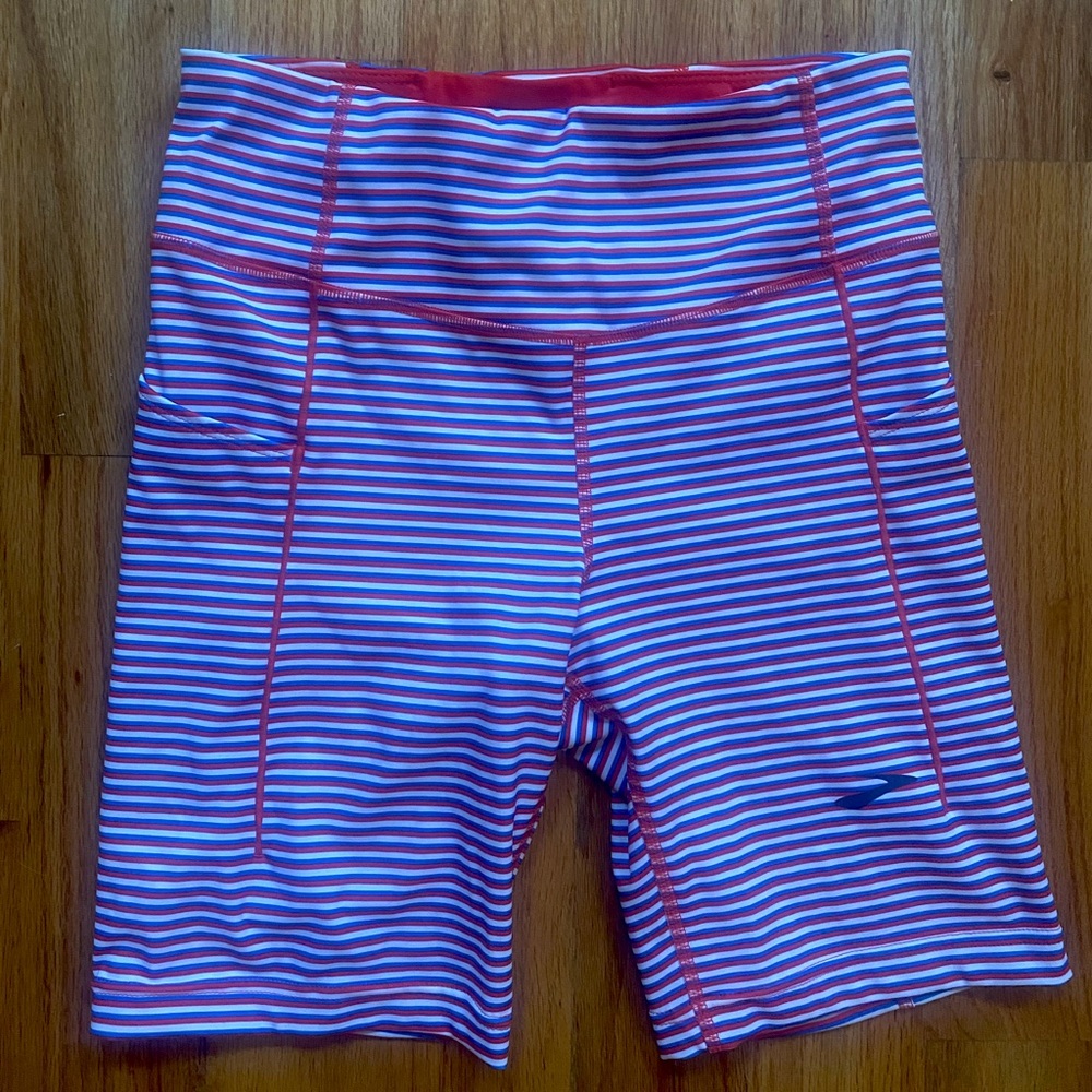 Brooks Method Shorts 8" Red White Blue